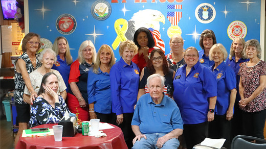 Salute to Florida Veterans of Foreign Wars Auxiliary 7909