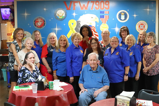 Salute to Florida Veterans of Foreign Wars Auxiliary 7909