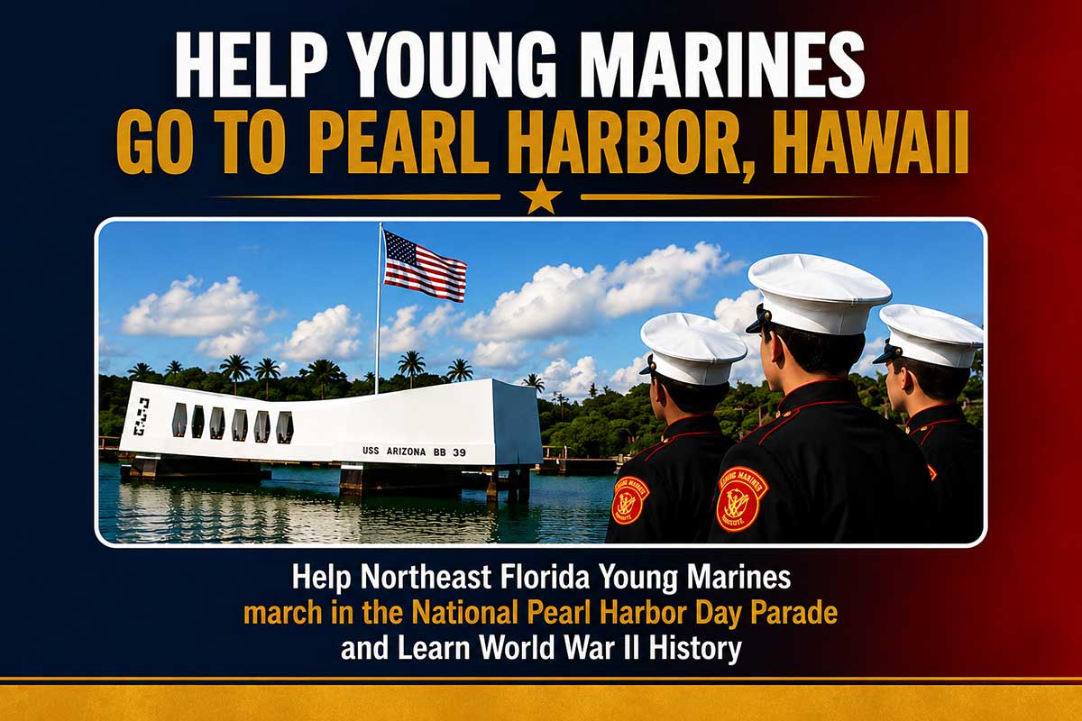 Help Young Marines go to Pearl Harbor